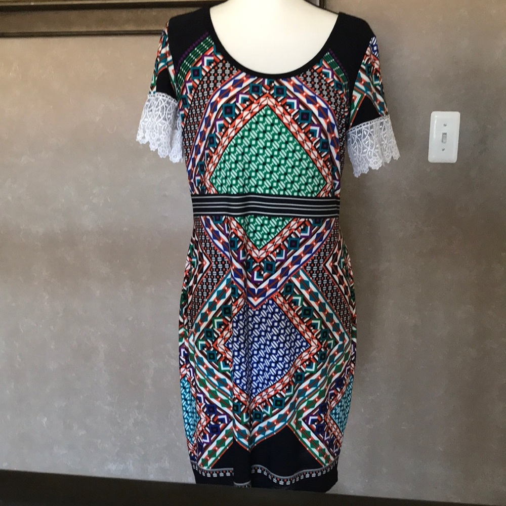 Calvin Klein Aztec Print Dress